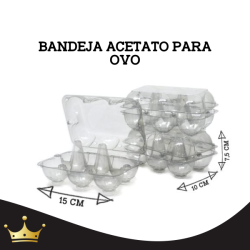 BANDEJA  ACETATO PARA OVOS