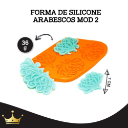 FORMA DE SILICONE - ARABESCO MOD. 2