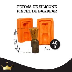 FORMA DE SILICONE - PINCEL DE BARBEAR