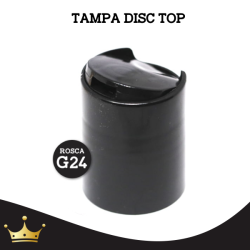 TAMPA DISC TOP G24 PRETA