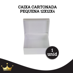 CAIXA CARTONADA12X12X4CM PEQUENA