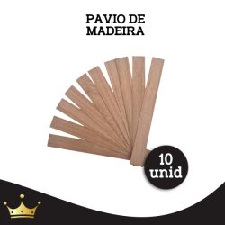PAVIO DE MADEIRA 10 UNIDADES
