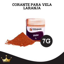 CORANTE PARA VELAS PÓ LARANJA 7GRS