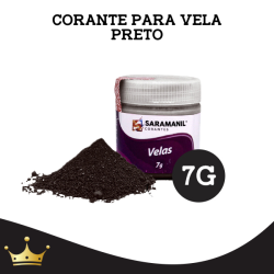 CORANTE PARA VELAS PÓ PRETO 7GRS