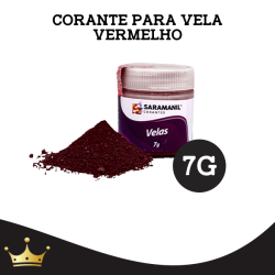 CORANTE PARA VELAS PÓ VERMELHO 7GRS