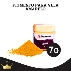 PIGMENTO PARA VELAS PÓ AMARELO 7GRS