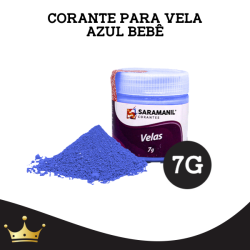 CORANTE PARA VELAS PÓ AZUL BEBE 7GRS