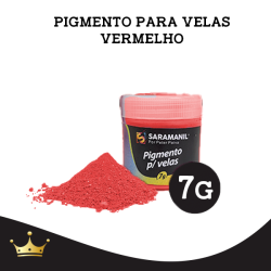 PIGMENTO PARA VELAS PÓ VERMELHO 7GRS