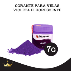 CORANTE PARA VELAS PÓ VIOLETA FLUORESCENTE 7GRS