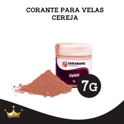 CORANTE PARA VELAS PÓ CEREJA 7GRS