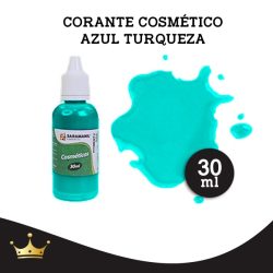 CORANTE - COSMÉTICO AZUL TURQUEZA 30ML
