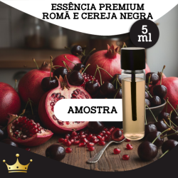 ESSÊNCIA - AMOSTRA ROMÃ E CEREJA NEGRA  5ML