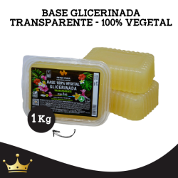 BASE GLICERINADA 100% VEGETAL TRANSPARENTE
